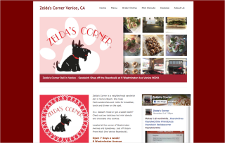 Zeldas Corner web design Jagmedia culver city and venice