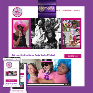 Kids Party Website Jagmedia Creative, Santa Monica