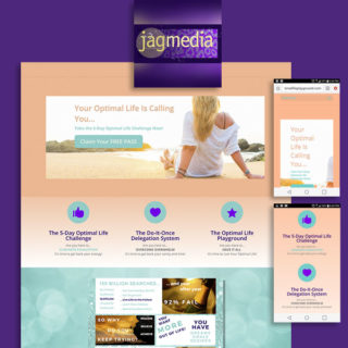 Life Coaching Landing Page Design by Jagmedia