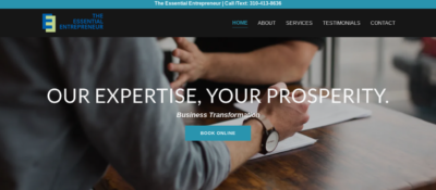 Business Coaching Website by JAGmedia OmniDesign Santa Monica