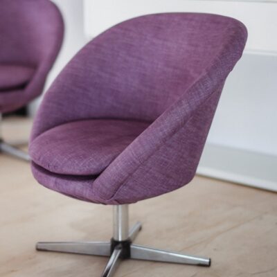 purple chair at JAGmedia Santa Monica CA Design Studio