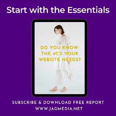 Free Report- Do you know the 4cs JAGmedia