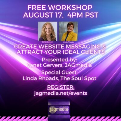 Free Monthly Workshop-JAGmedia