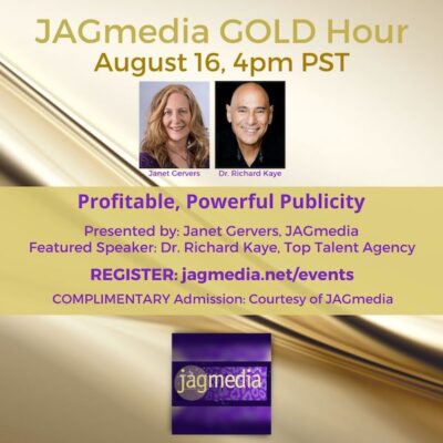 JAGmedia Gold Hour-2023 - JAGmedia Gold Hour-08-16-23- Dr. Richard Kaye