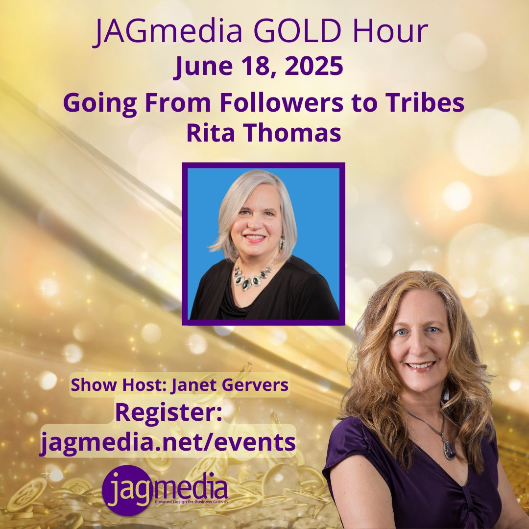 JAGmedia GOLD Hour 06-18-25 with Speaker Rita Thomas Show Host Janet Gervers 2025 JAGmedia GOLD Hour 06-18-25 with Speaker Rita Thomas<br />
Show Host Janet Gervers